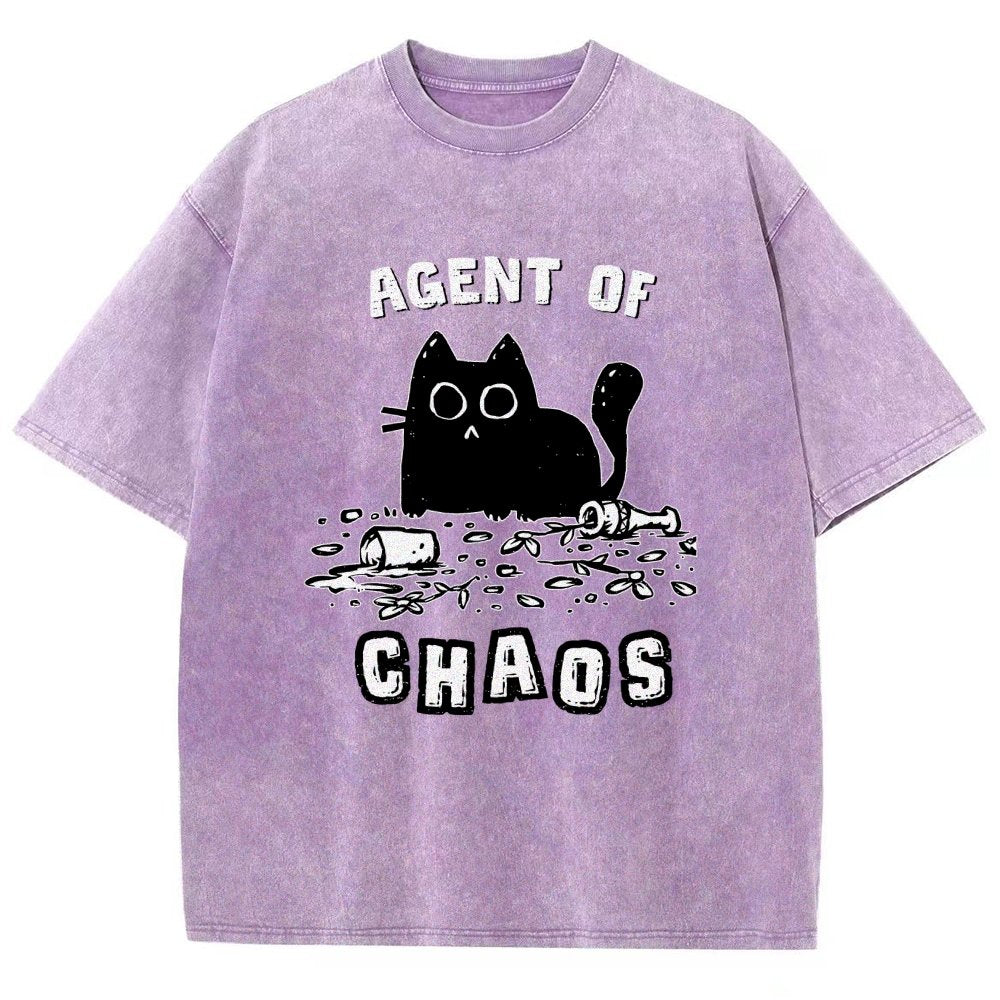 Agent of Chaos Vintage Distressed T-shirt