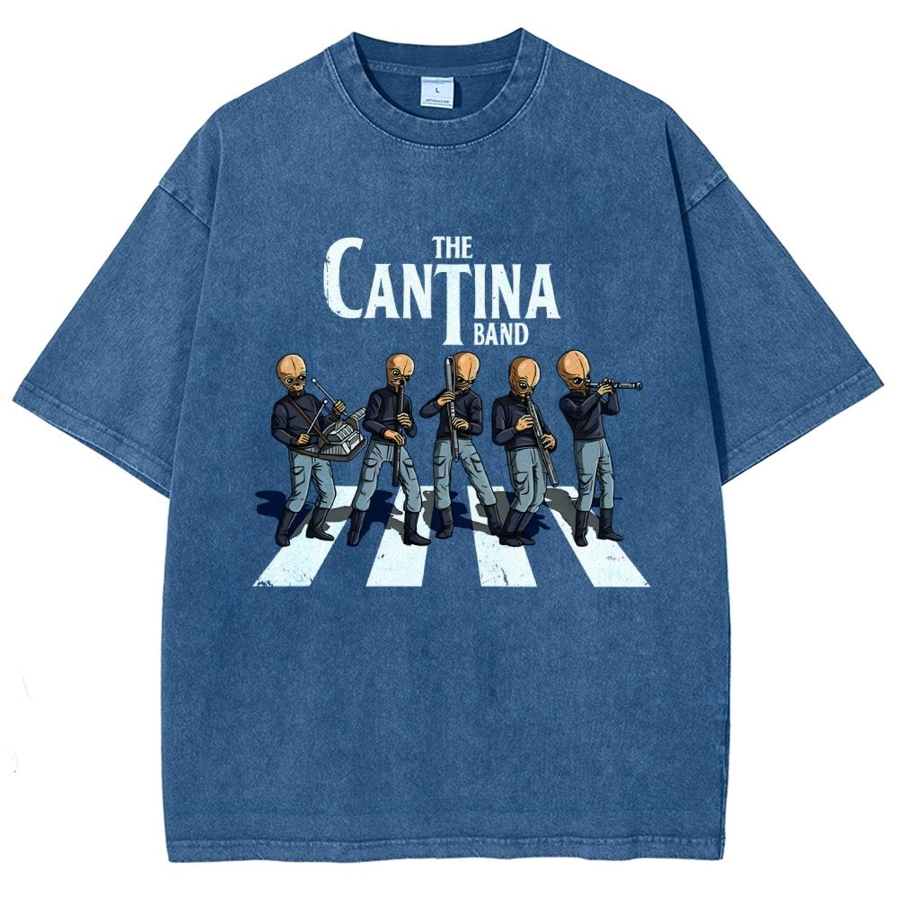 The Space Band Vintage Distressed T-shirt