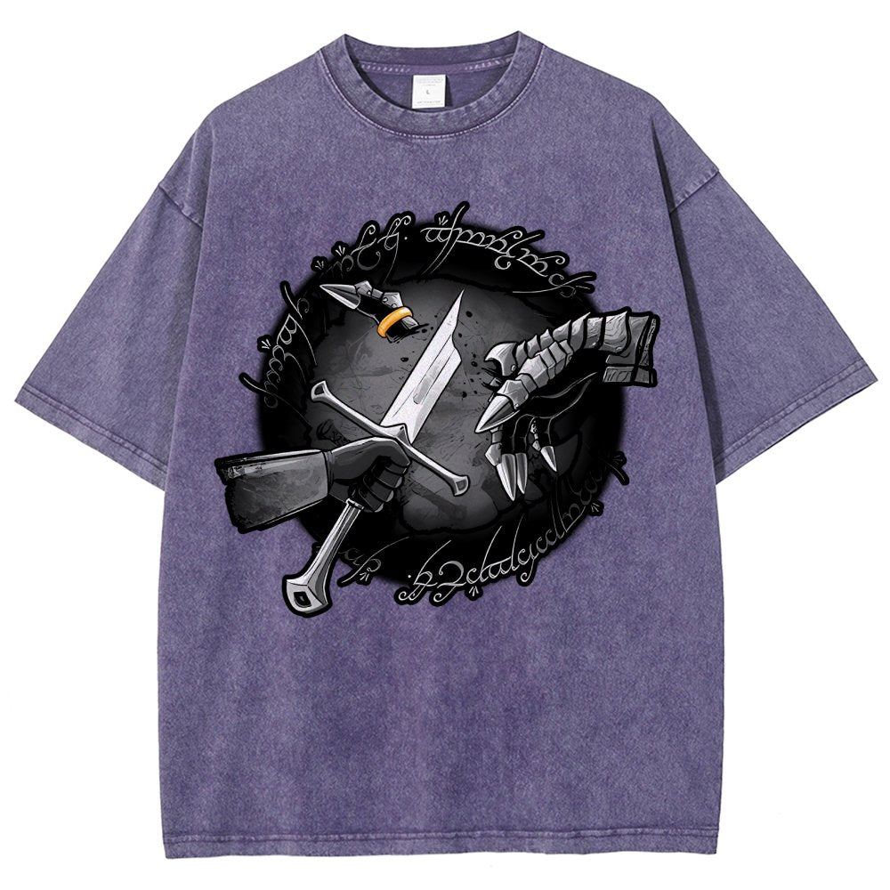 Cut Ring Vintage Distressed T-shirt