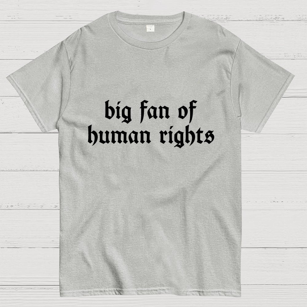 Big Fan of Human Rights Geek T-Shirt