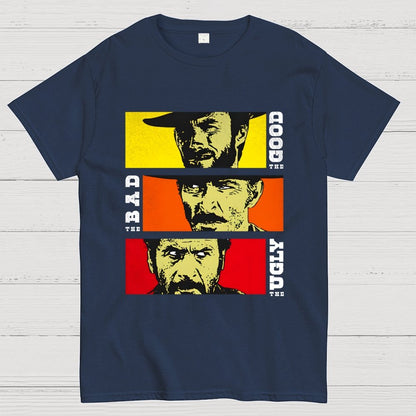 The Good The Bad The Ugly Cat Geek T-Shirt