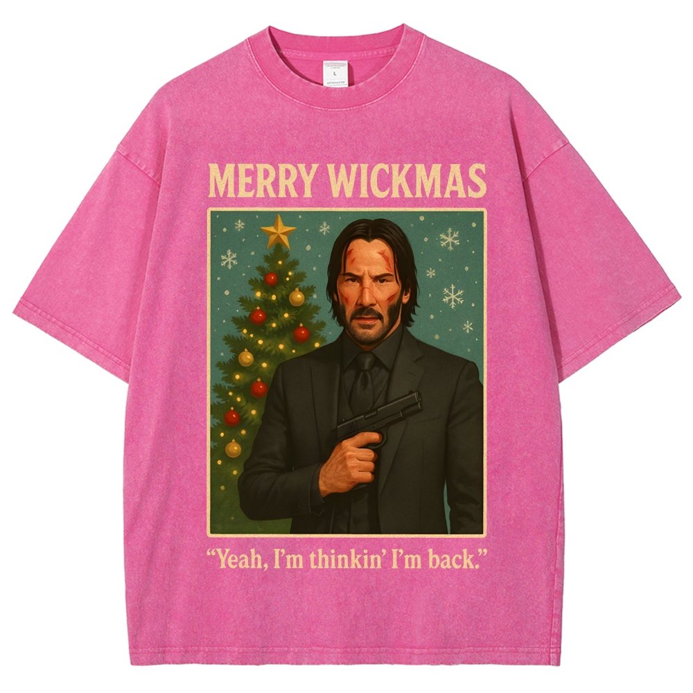 Merry Christmas Yeah, I'm Thinkin' I'm Back!  Vintage Distressed T-shirt