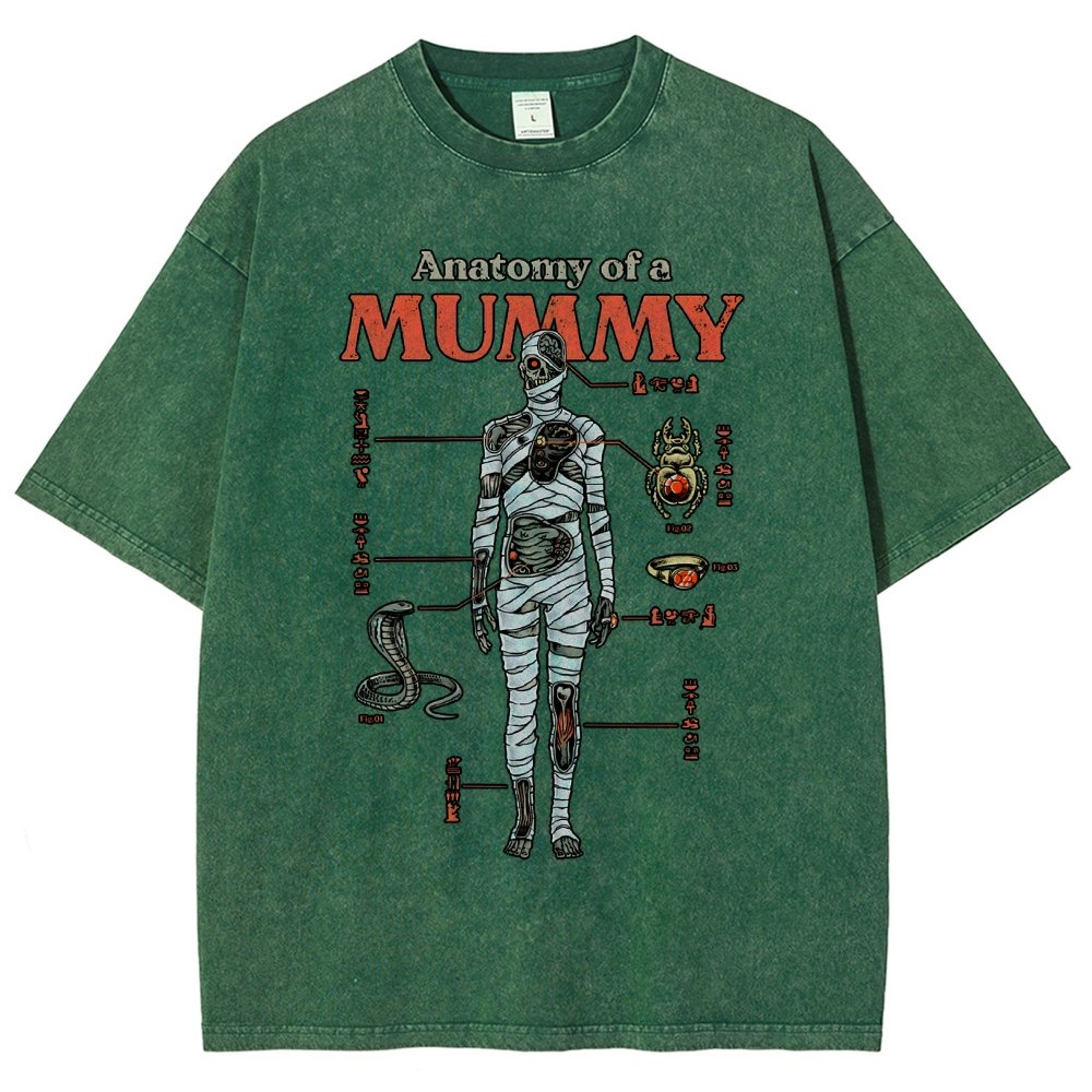 Mummy Anatomy Vintage Distressed T-shirt