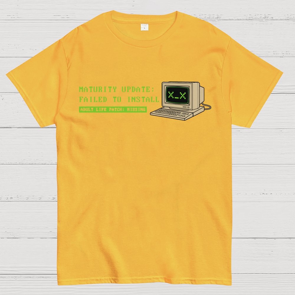 Adult Life Patch Missing Unisex Geek T-Shirt