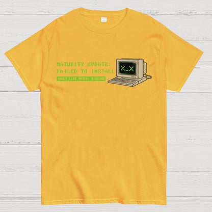 Adult Life Patch Missing Unisex Geek T-Shirt