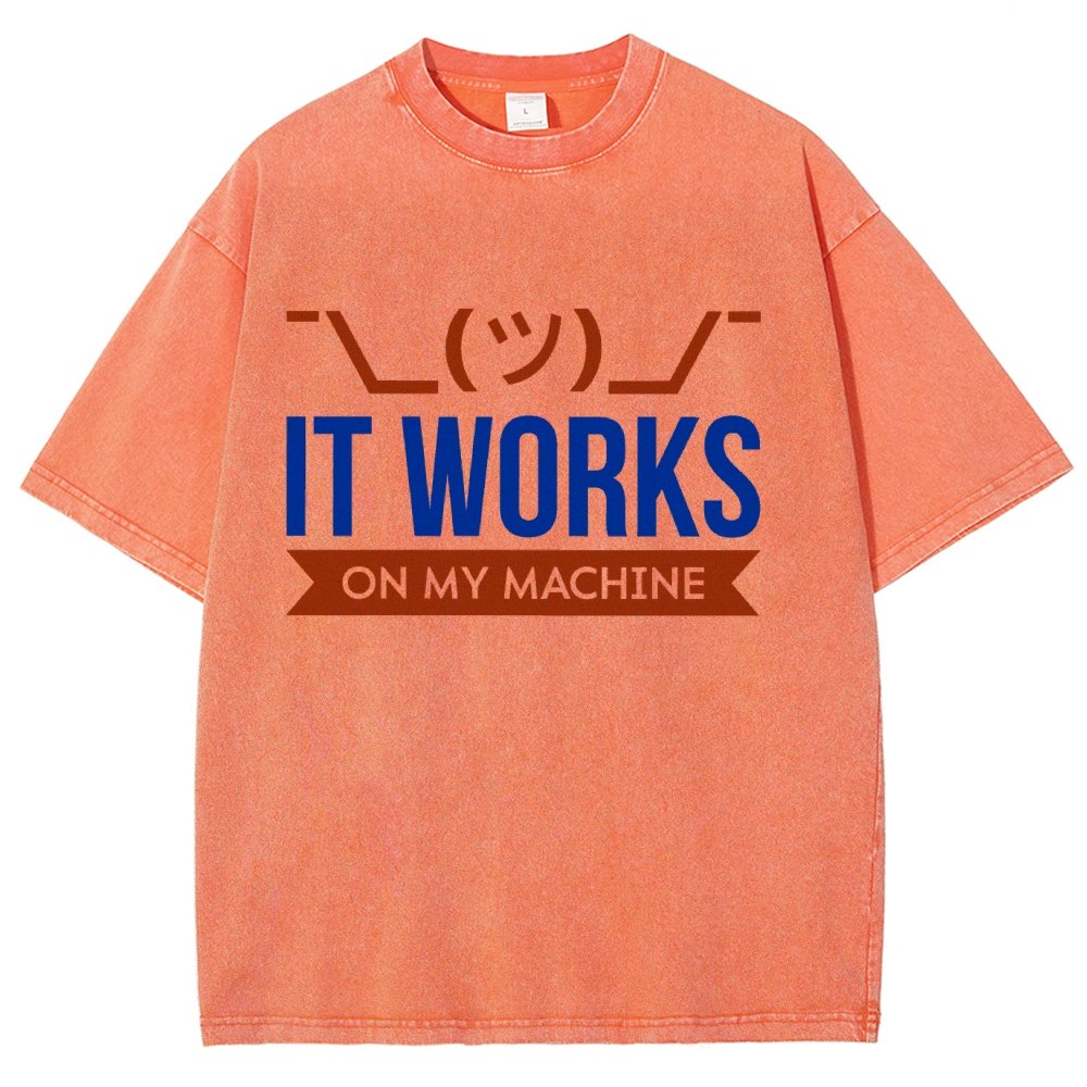 It Works On My Machine Vintage Distressed T-shirt
