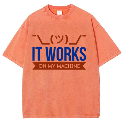 It Works On My Machine Vintage Distressed T-shirt