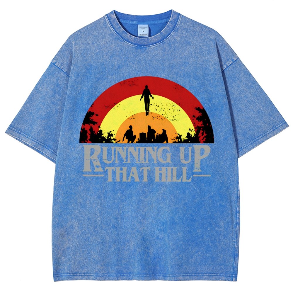 Running Up That Hill Vintage Distressed T-shirt