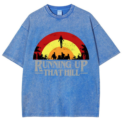 Running Up That Hill Vintage Distressed T-shirt