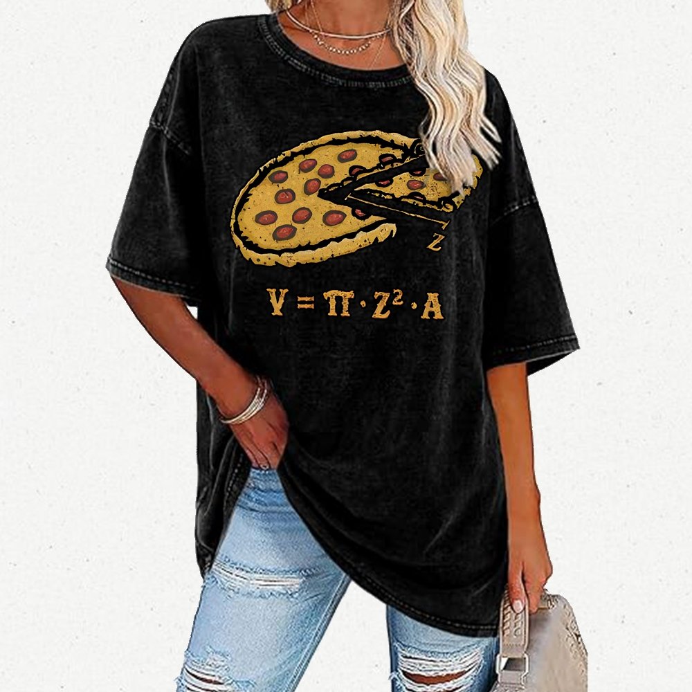 A Pizza Pi Vintage Distressed T-shirt