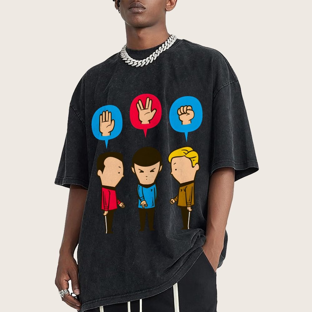 Paper – Scissors – Rock Vintage Distressed T-shirt