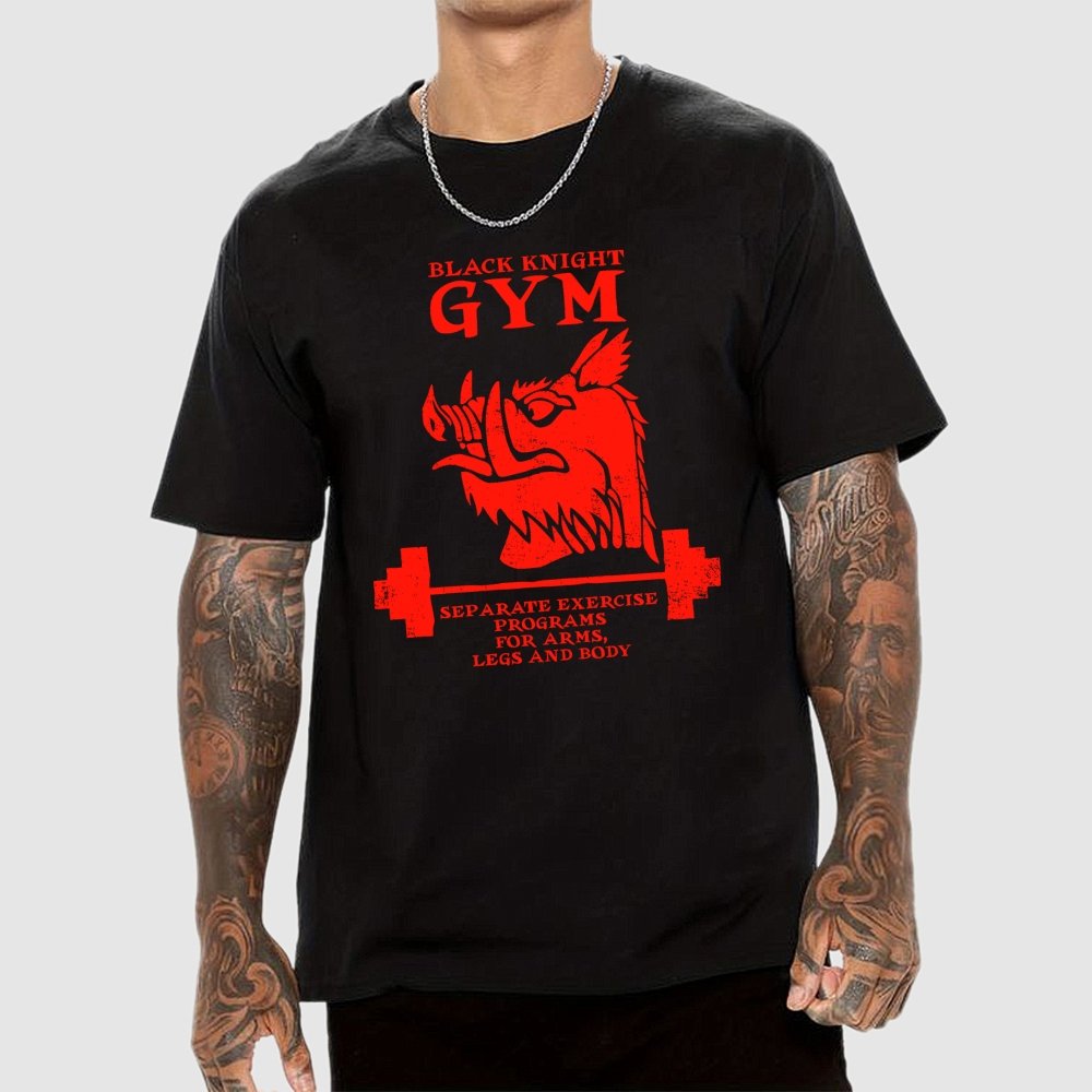 Black Knight Gym Geek T-Shirt