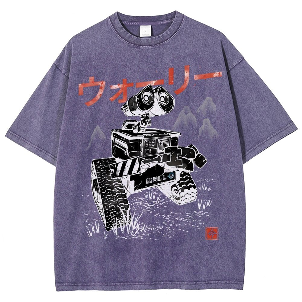 EcoBot Sumi-E Vintage Distressed T-shirt