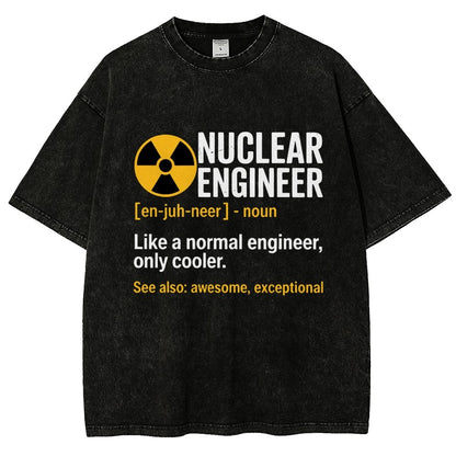 Nuclear Engineering Radioactive Chernobyl Vintage Distressed T-shirt