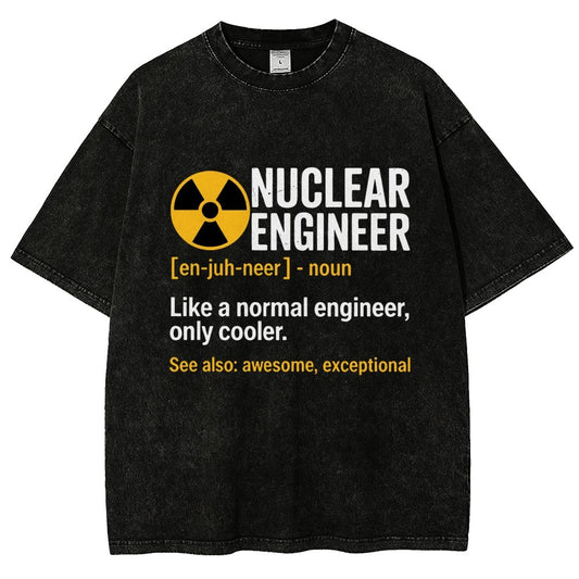 Nuclear Engineering Radioactive Chernobyl Vintage Distressed T-shirt