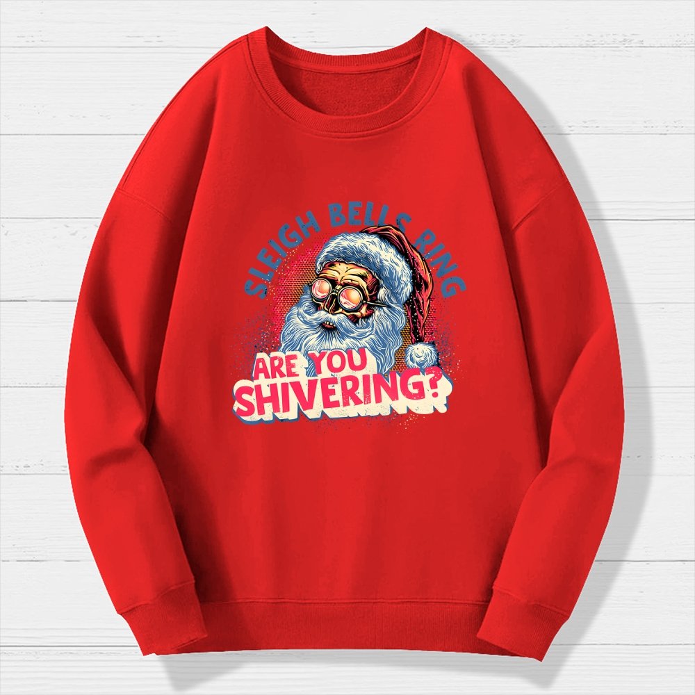 Sleigh Bells Ring Geek Cotton Sweatshirt