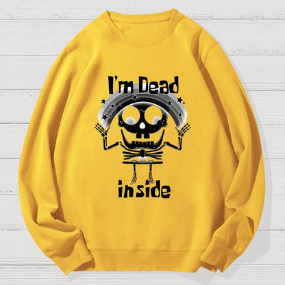 I'm Dead Inside Geek Cotton Sweatshirt