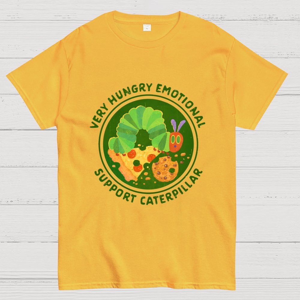 Emotional Support Caterpillar Geek T-Shirt
