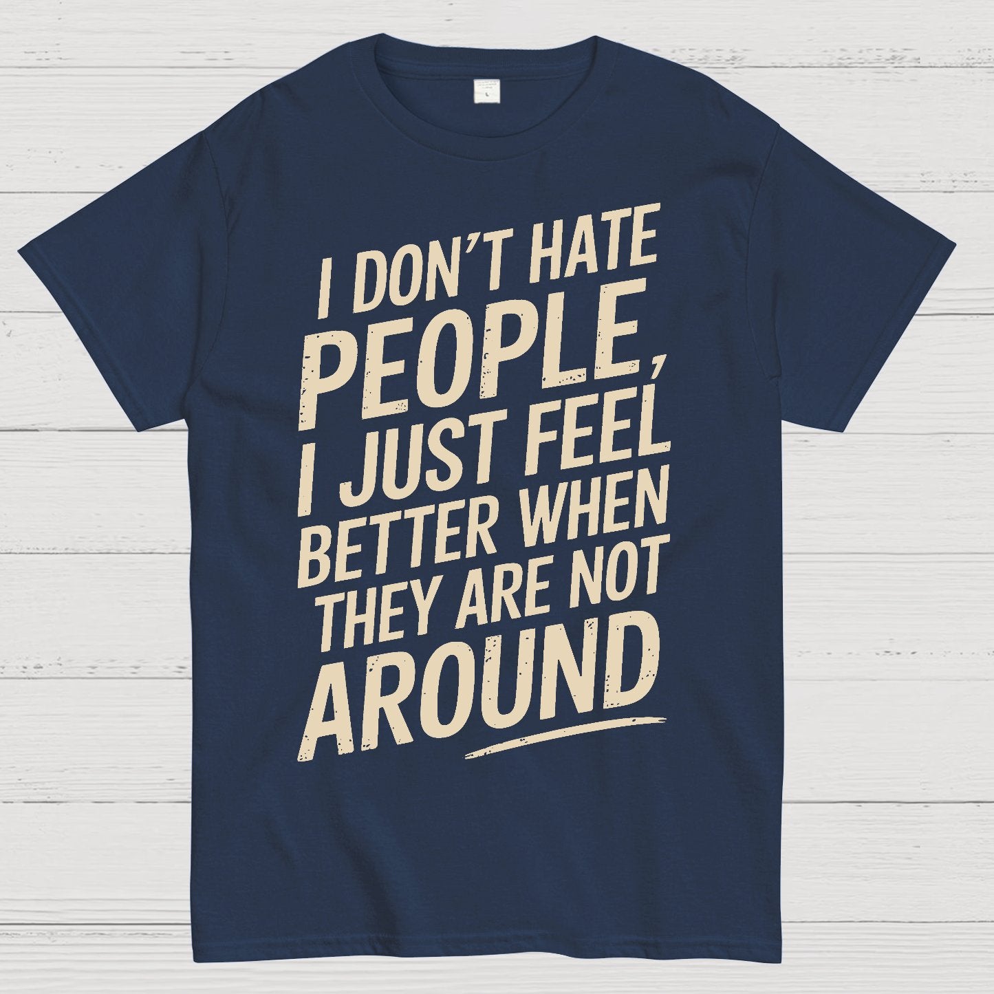 I Don't Hate People Geek T-Shirt