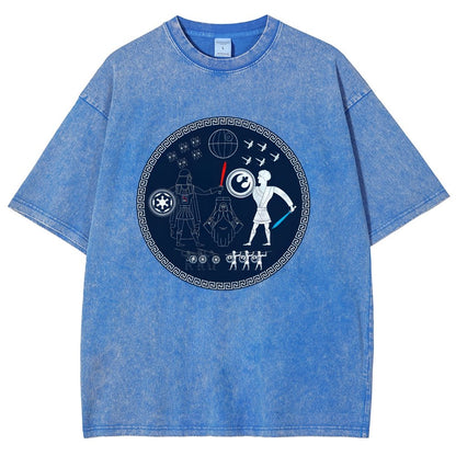Greek Wars Vintage Distressed T-shirt