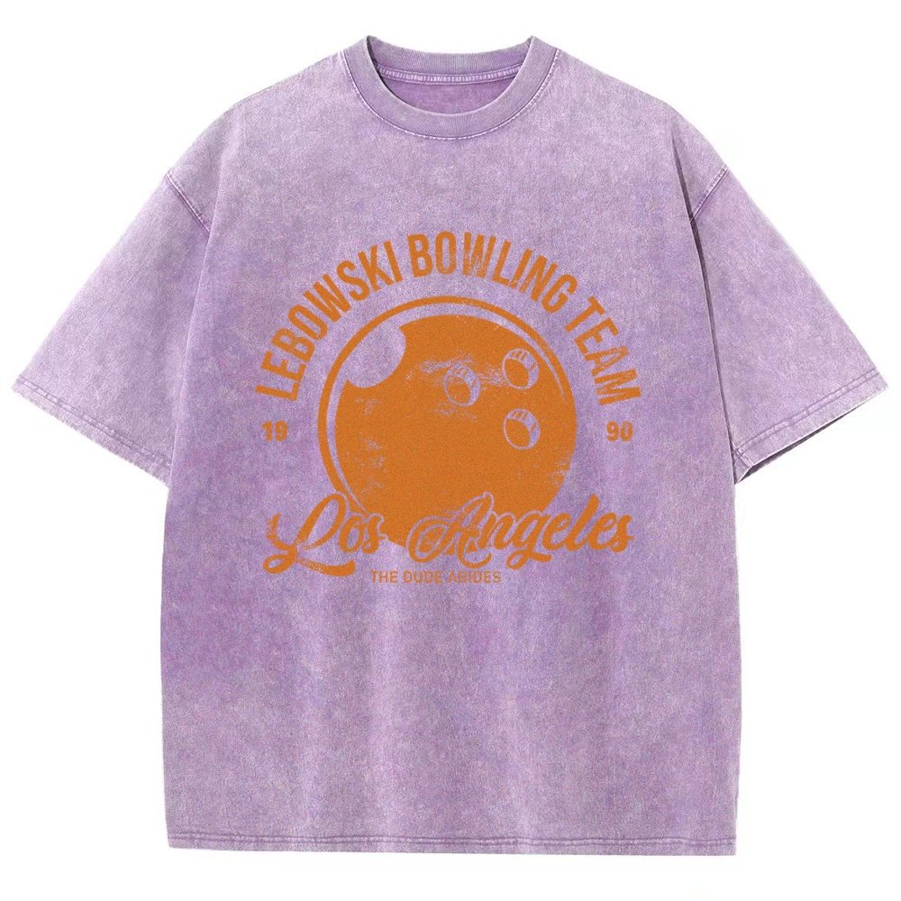 Bowling Enthusiasts Vintage Distressed T-shirt
