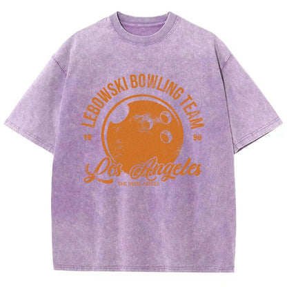 Bowling Enthusiasts Vintage Distressed T-shirt