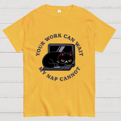 Work Can Wait, Nap Cannot Geek T-Shirt