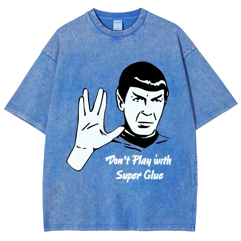 Don't Play With Superglue  Vintage Distressed T-shirt
