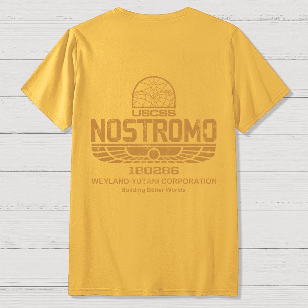 Mystery Ship Front And Back Printing Geek T-Shirt
