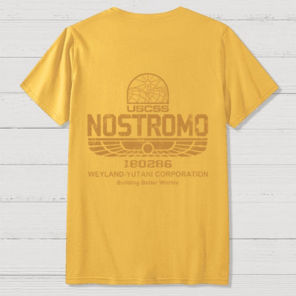 Mystery Ship Front And Back Printing Geek T-Shirt