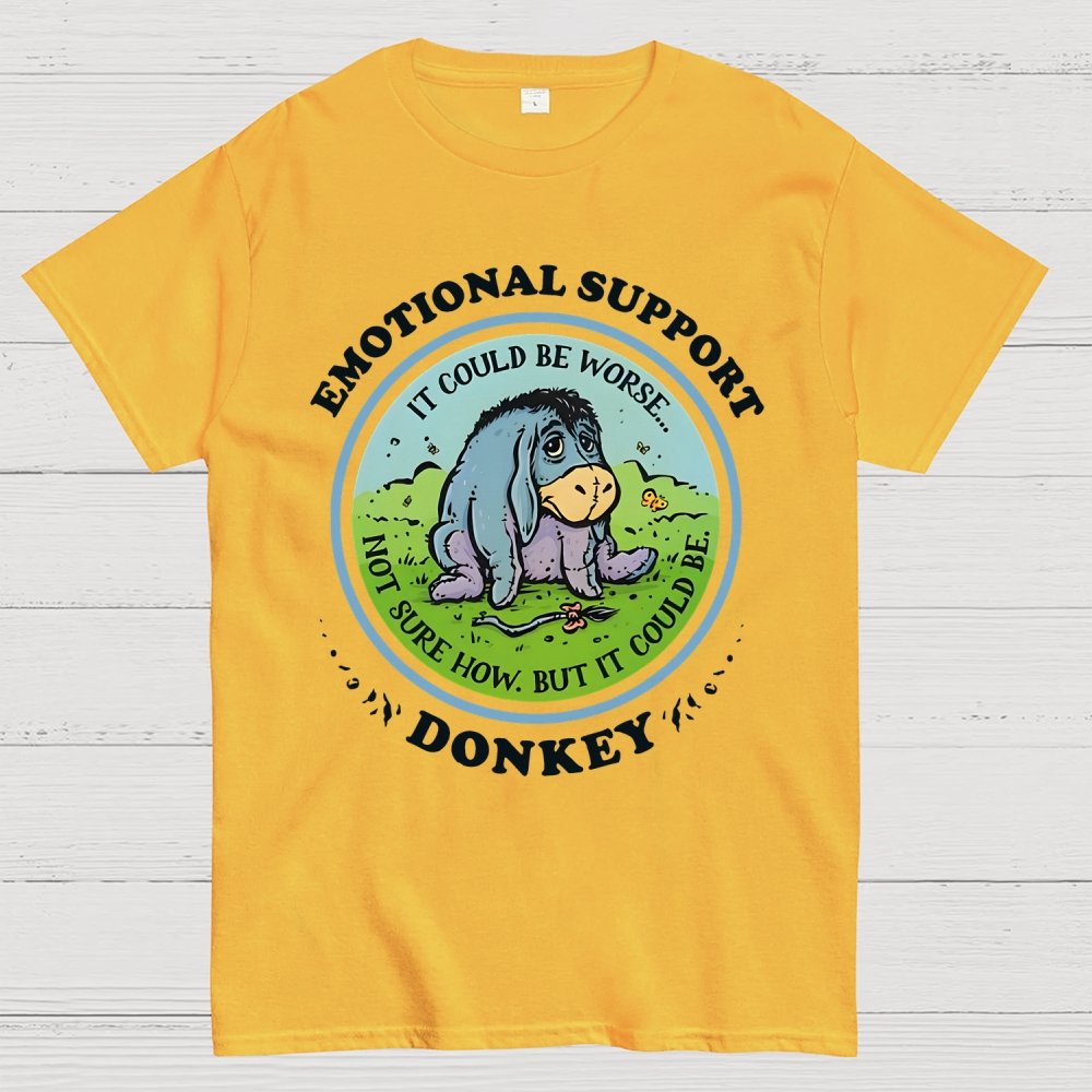 Emotional Support Donkey Geek T-Shirt