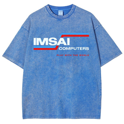 IMSAI Computers Vintage Distressed T-shirt