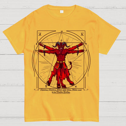 Vitruvian Krampus Geek T-Shirt