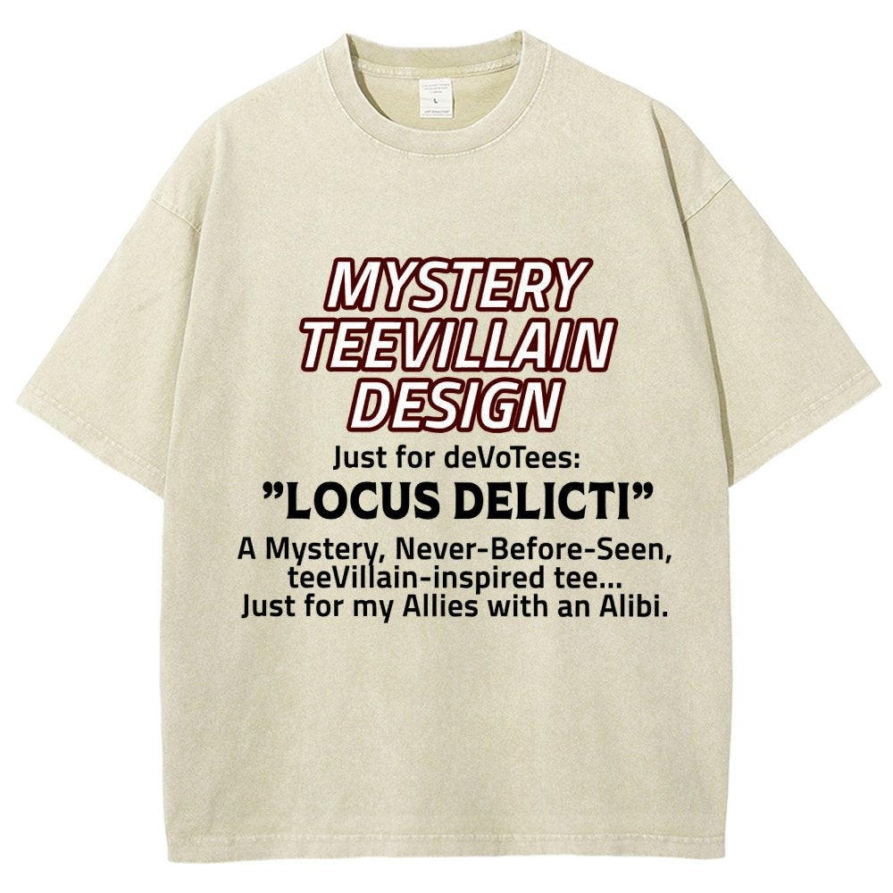 Locus Delicti Vintage Distressed T-shirt