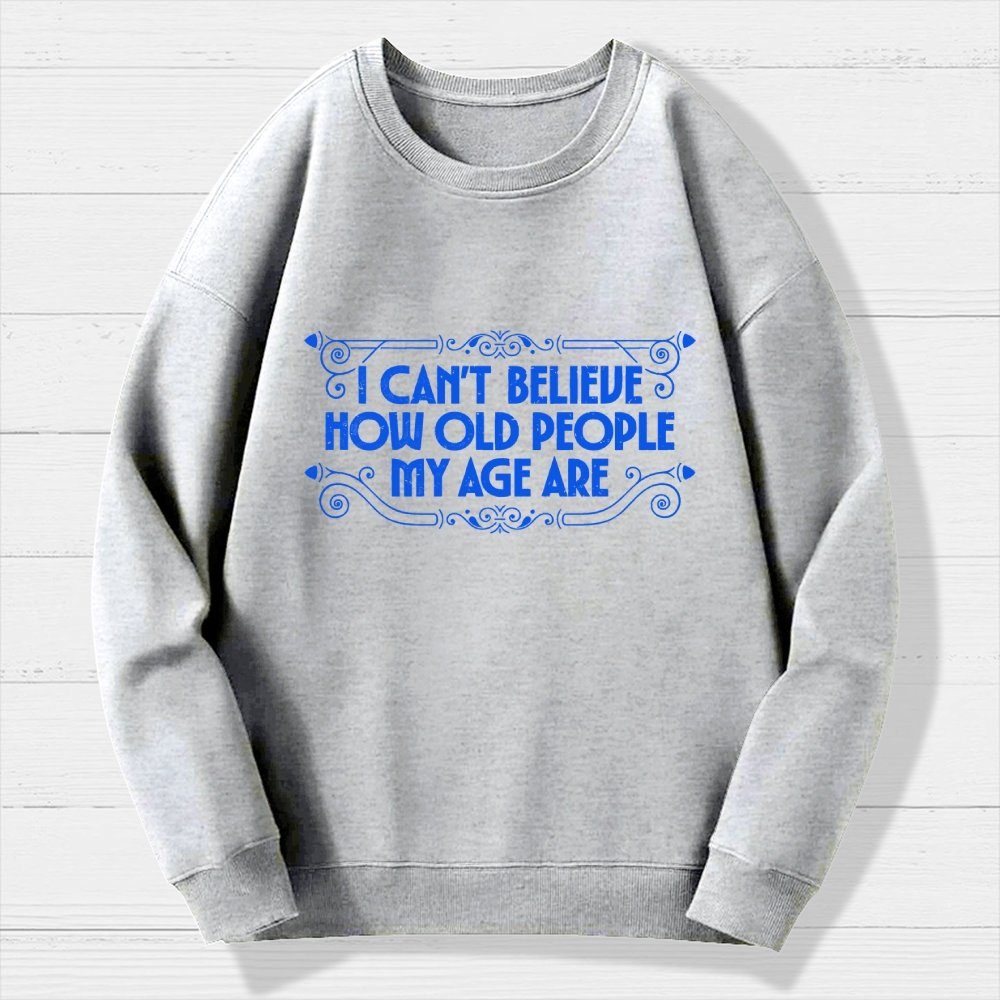 Chronically Young Geek Cotton Sweatshirt