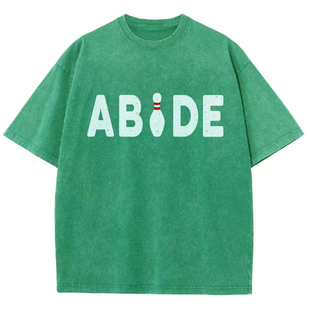 Bowling Abide Vintage Distressed T-shirt