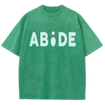 Bowling Abide Vintage Distressed T-shirt