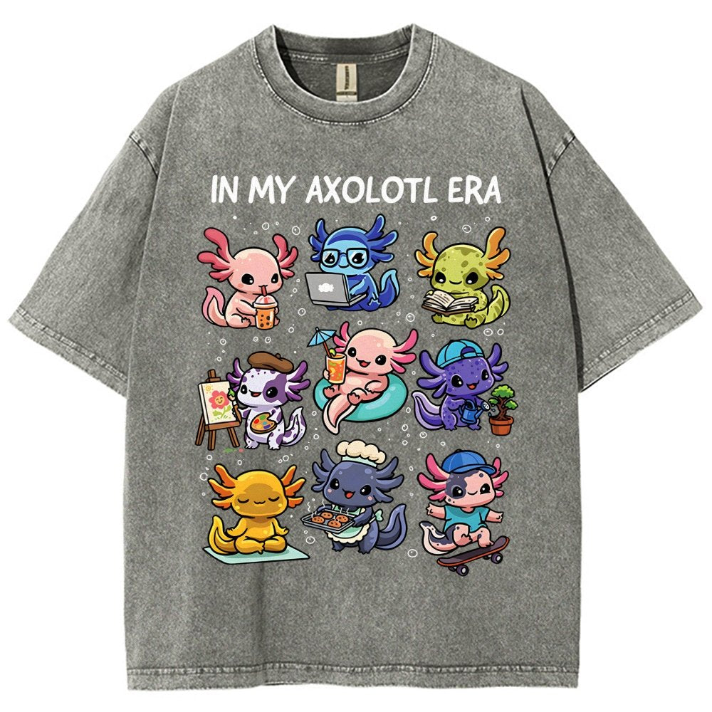 In My Axolotl Era Vintage Distressed T-shirt