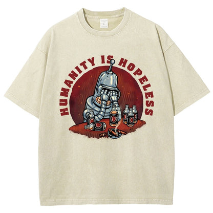 Humanity Is Hopeless Vintage Distressed T-shirt