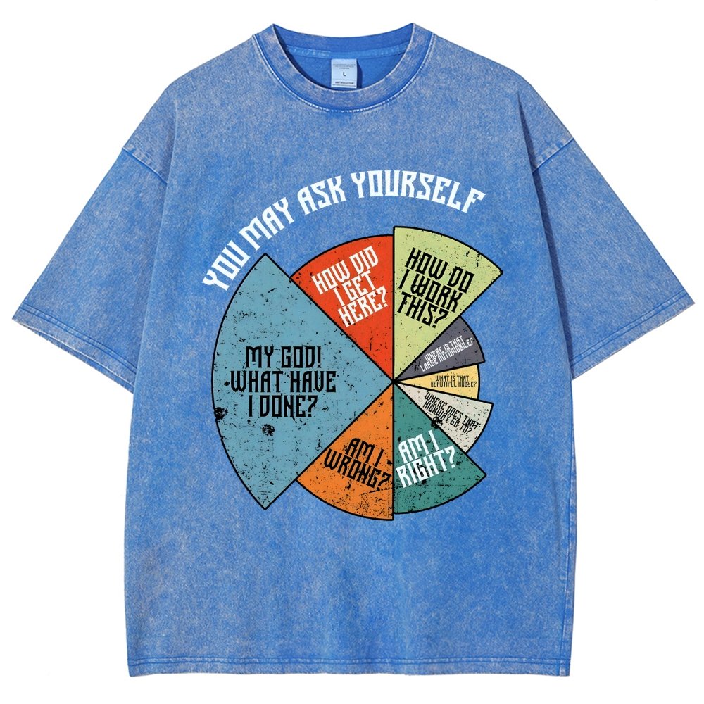 You Should Ask Yourself Vintage Distressed T-shirt