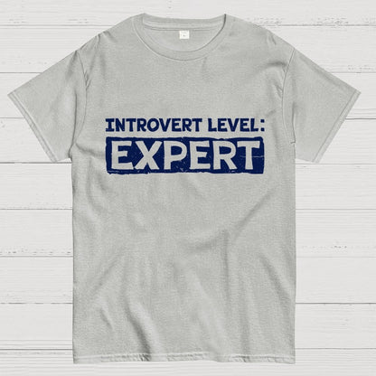 Introvert Level Expert  Geek T-Shirt