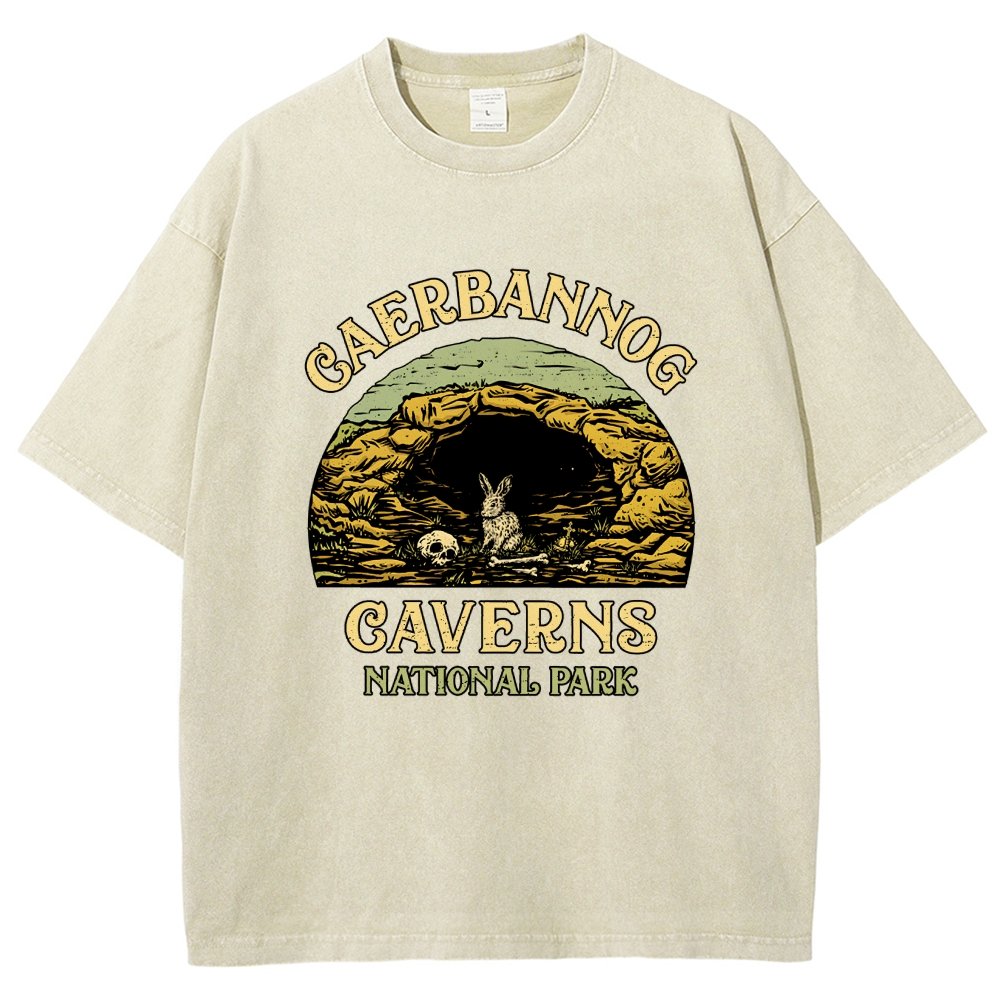 Mystic Caverns National Park Vintage Distressed T-shirt