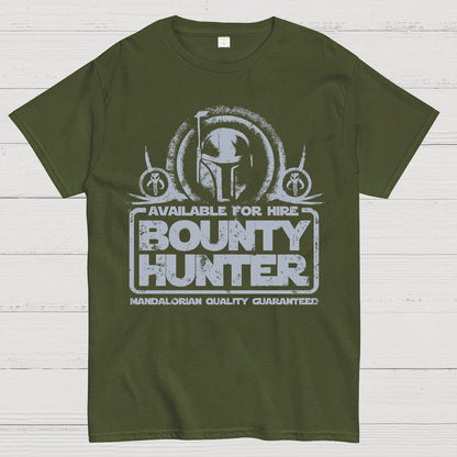 Available For Hire Bounty Hunter Geek T-Shirt