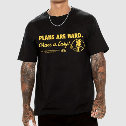 Chaos Is Easy Geek T-Shirt