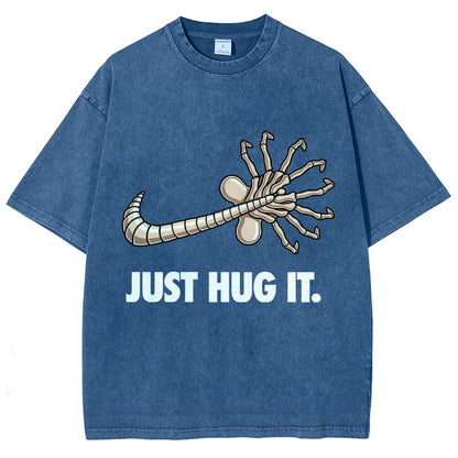 Just hug it Vintage Distressed T-shirt