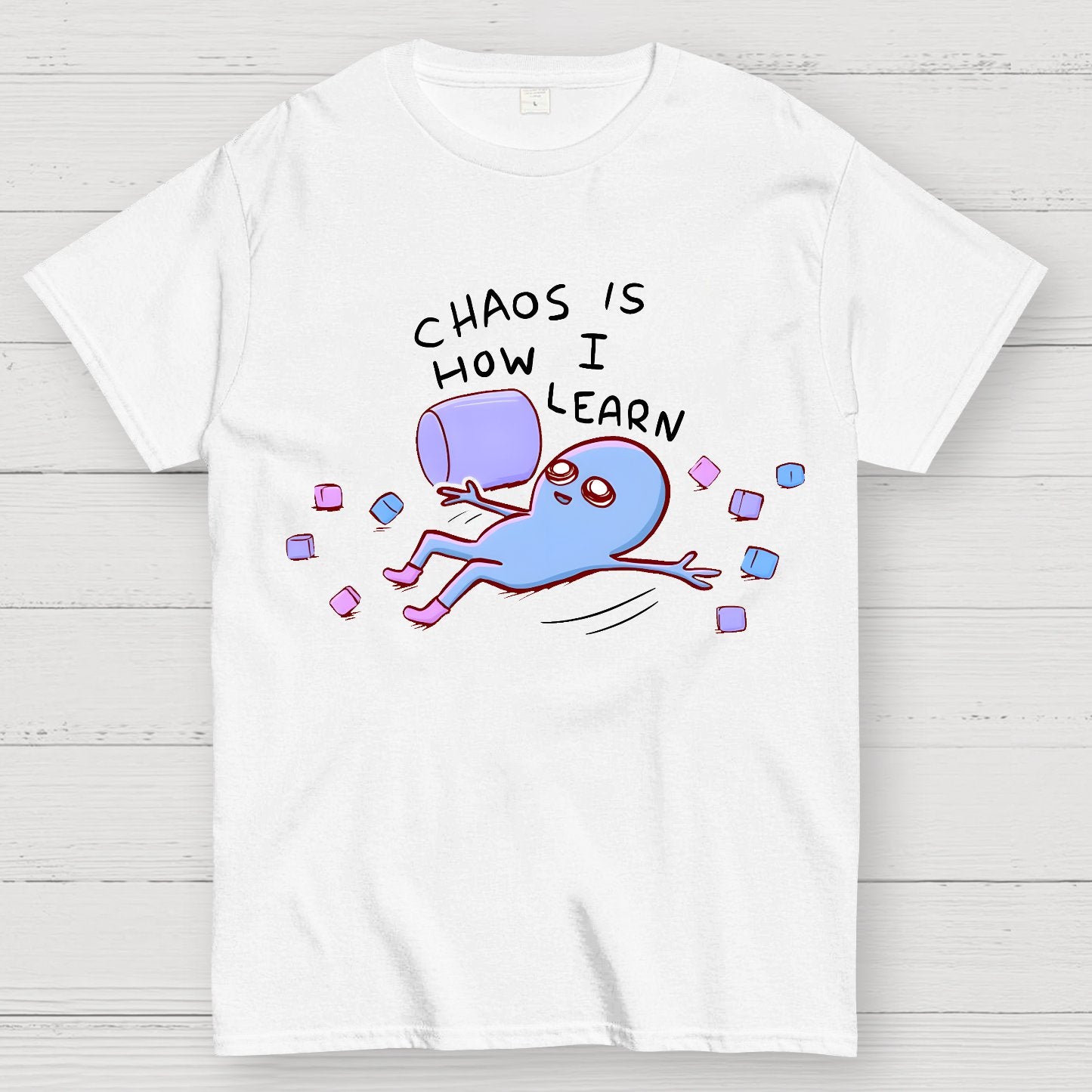 Strange Planet Chaos Is How I Learn Geek T-Shirt