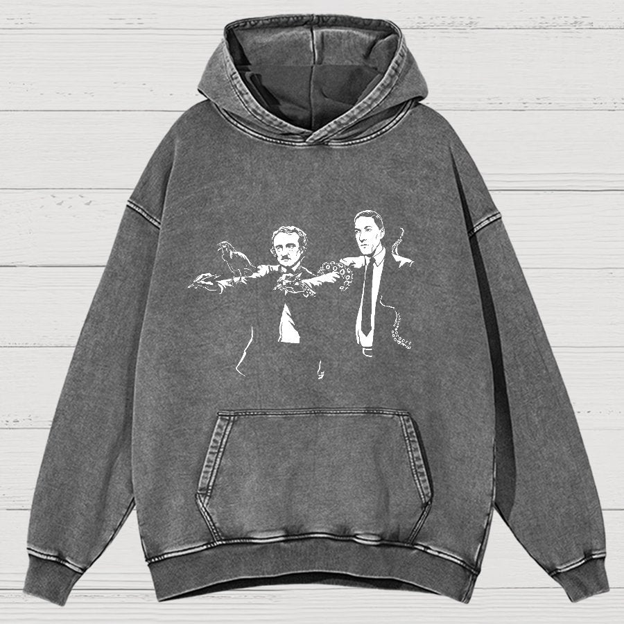 DARK FICTION II Vintage Distressed Hoodie