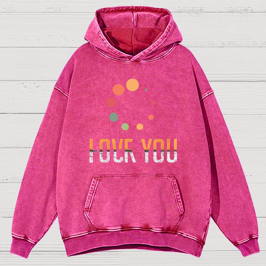 Complex Emotions Loading Vintage Distressed Hoodie