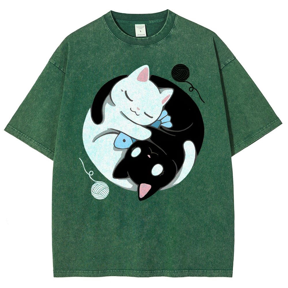 Balance Kittens Vintage Distressed T-shirt