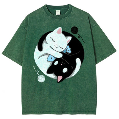 Balance Kittens Vintage Distressed T-shirt